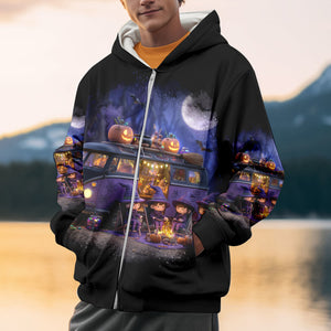 All The Cool Witches Are Camping All Over Print Shirt