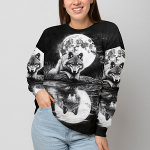 Mystical Wolf Art All Over Print Shirt