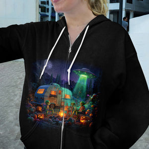 Life Is Better At The UFO Campfire All Over Print Shirt