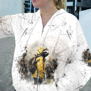 Sloth Hiking Team Will Get There All Over Print Shirt