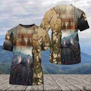 Camouflage Dove Hunting All Over Print Shirt