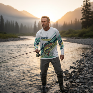 Vintage Rainbow Trout Team Shirt All Over Print