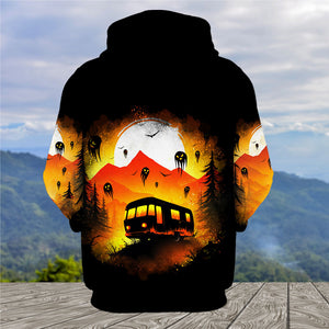 Haunted Camping Car All Over Print Shirt