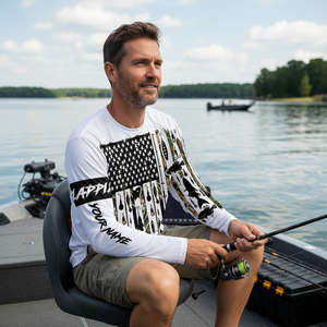 Custom Name Crappie Fish Black All Over Print Shirt