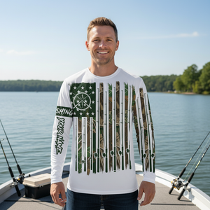 Custom Name Fishing Rods All Over Print Shirt