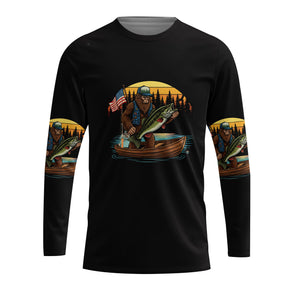 Bassquatch Retro All Over Print Shirt