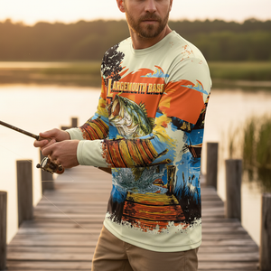 Largemouth Bass Jumping All Over Print Shirt