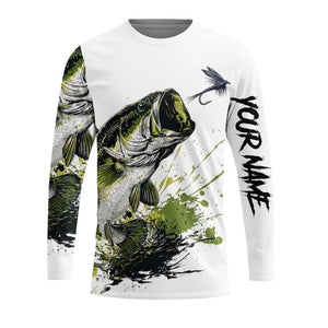 Custom Name Largemouth Bass All Over Print Shirt
