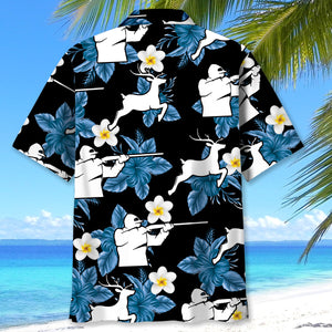 Deer Hunting Nature Hawaiian Shirt