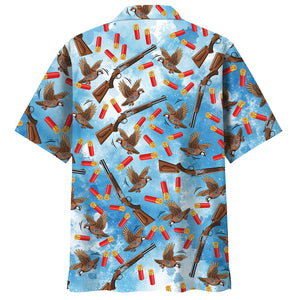 Partridge Hunting Hawaiian Shirt