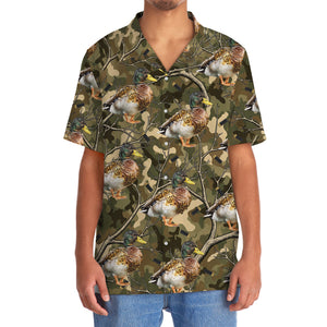Camouflage Mallard Duck Hunting Hawaiian Shirt