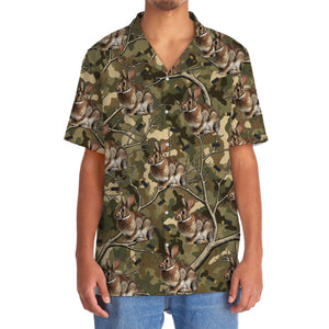 Camouflage Rabbit Hunting Hawaiian Shirt