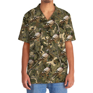 Camouflage Wood Pigeon Hunting Hawaiian Shirt
