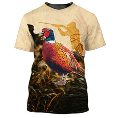 Vintage Pheasant Hunting Camo All Over Print Shirt