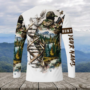 Vintage DNA Hunting All Over Print Shirt