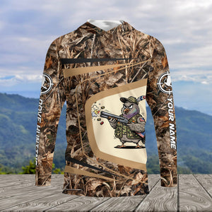 Custom Name Funny Dove Field Camo Art All Over Print Shirt