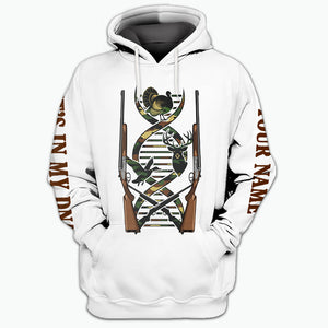 It's In My Dna Hunting Camo All Over Print Shirt
