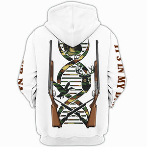 It's In My Dna Hunting Camo All Over Print Shirt