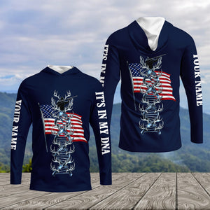 It's In My Dna Hunting America All Over Print Shirt