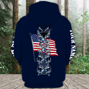 It's In My Dna Hunting America All Over Print Shirt