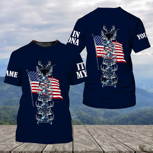 It's In My Dna Hunting America All Over Print Shirt