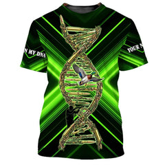 It's In My Dna Duck Hunting Art All Over Print Shirt