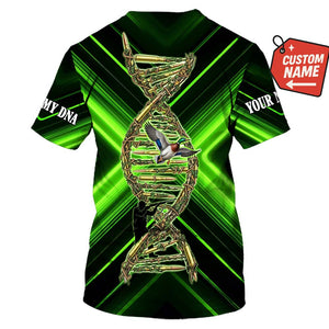 It's In My Dna Duck Hunting Art All Over Print Shirt