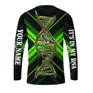 It's In My Dna Duck Hunting Art All Over Print Shirt