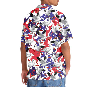 America Ross Goose Hunting Hawaiian Shirt