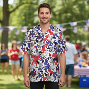 America Ross Goose Hunting Hawaiian Shirt