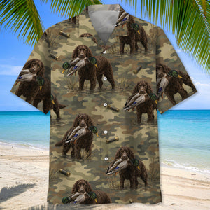 Boykin Spaniel Duck Hunting Camouflage Hawaiian Shirt
