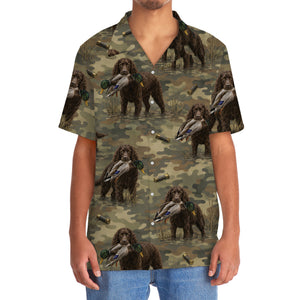 Boykin Spaniel Duck Hunting Camouflage Hawaiian Shirt
