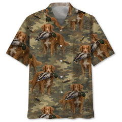 Nova Scotia Duck Hunting Camouflage Hawaiian Shirt