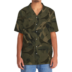Pheasant Camouflage Hunting Hawaiian Shirt