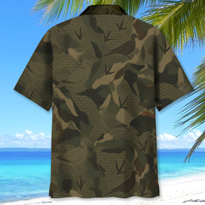 Dove Camouflage Hunting Hawaiian Shirt