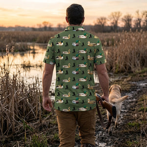 Duck Hunter Men Polo Shirt