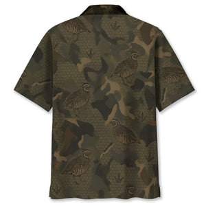 Bobwhite Quail Hunting Hawaiian Shirt