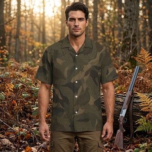 Grouse Hunting Camouflage Hawaiian Shirt