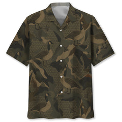 Goose Hunting Camouflage Hawaiian Shirt