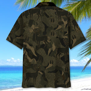 I'm Into Fitness Fitness Deer in My Freezer Hunting Hawaiian Shirt