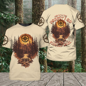 Into The Forest I Go To Lose My Mind And Find My Soul Brown All Over Print Shirt
