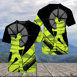 Hiking Find Your Own Path Yellow Neon All Over Print Shirt