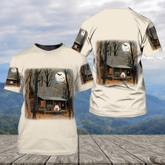 Boo & Candy Haunt Forest All Over Print Shirt