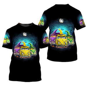 Witches Camping Car All Over Print Shirt
