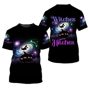 Witches With Hitches All Over Print Shirt
