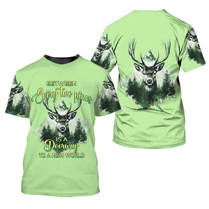 Between Every Two Pines Is A Doorway To A New World All Over Print Shirt