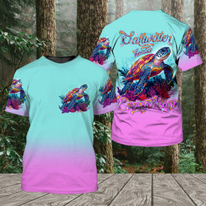 Saltwater Heals Everything Sea Turtle All Over Print Shirt