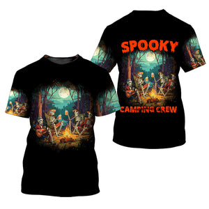 Spooky Camping Crew Halloween All Over Print Shirt