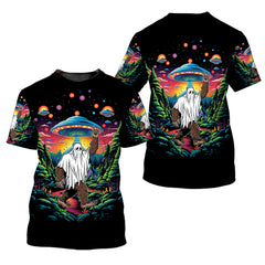 Bigfoot Boo Rock On All Over Print Shirt