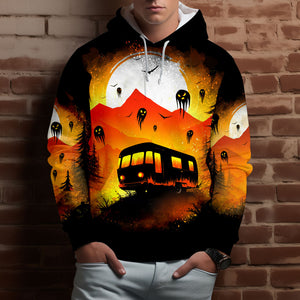Haunted Camping Car All Over Print Shirt